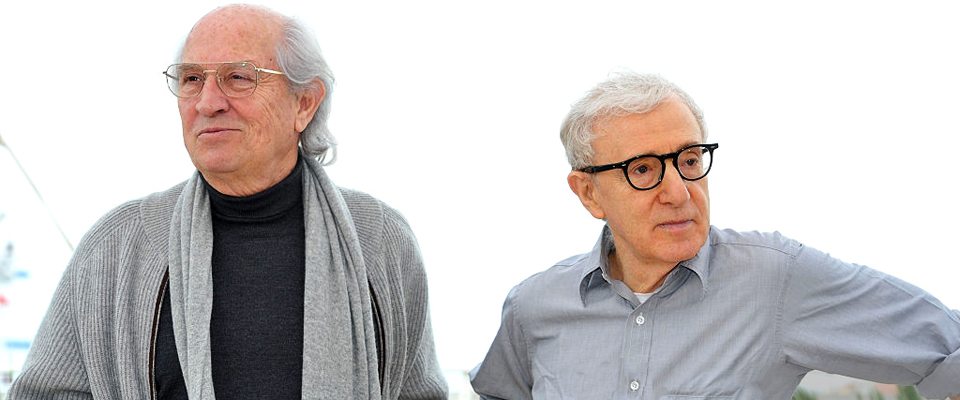 Woody Allen and Vittorio Storaro at 2016 Cannes Film Festival