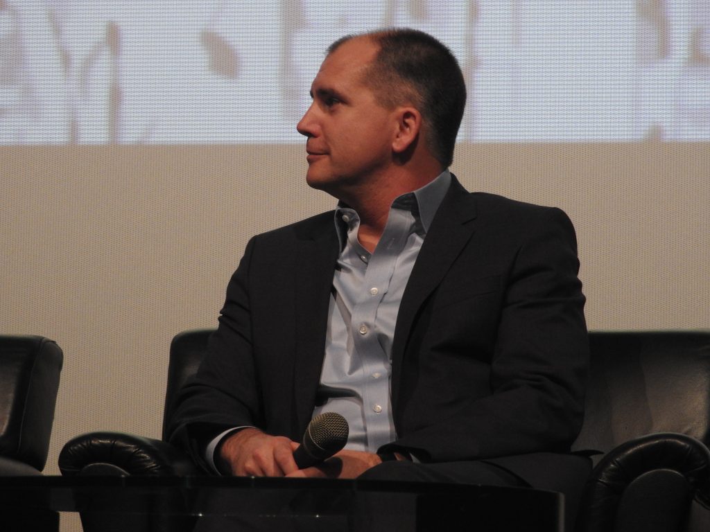 Mark Viane, Paramount Pictures Int'l, speaking at CineAsia 2016 panel. (photo: Patrick von Sychowski / Celluloid Junkie)