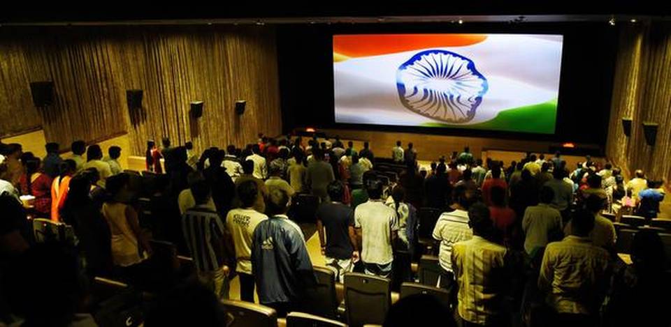 Stand for the Indian national anthem - but not during the film. (photo: A Ganesan / The Hindu)