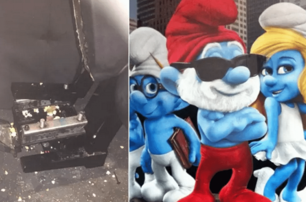 Seat and Smurfs. (photo: NewsLetter)