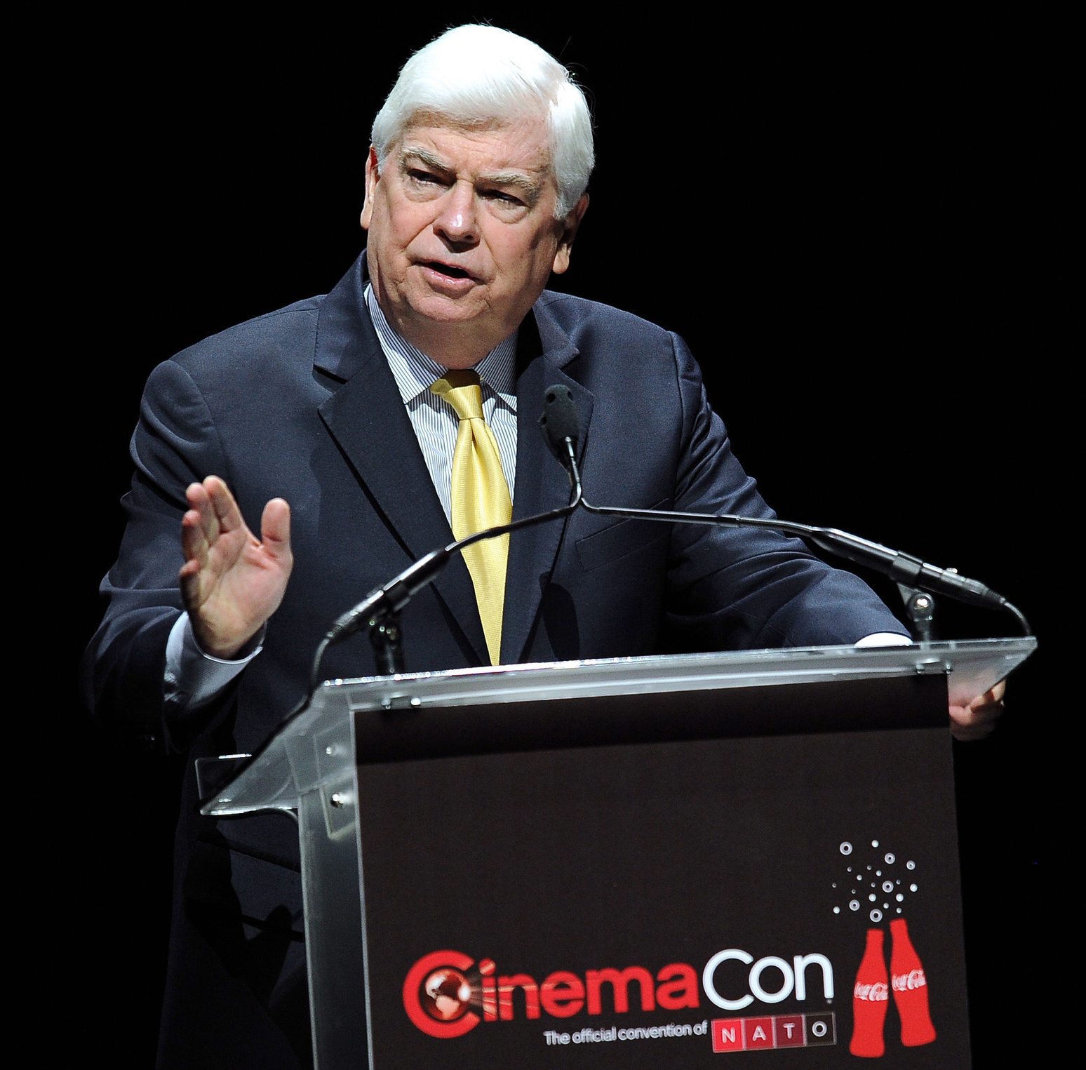 Chris Dodd of the MPAA at CinemaCon in 2014