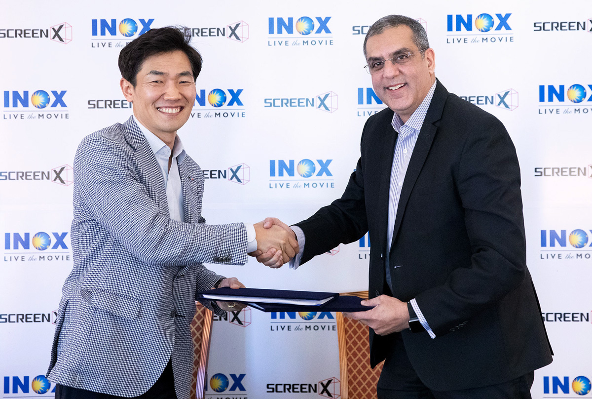 JongRyul Kim, CEO of CJ 4DPLEX and Alok Tandon, Chief Executive Officer