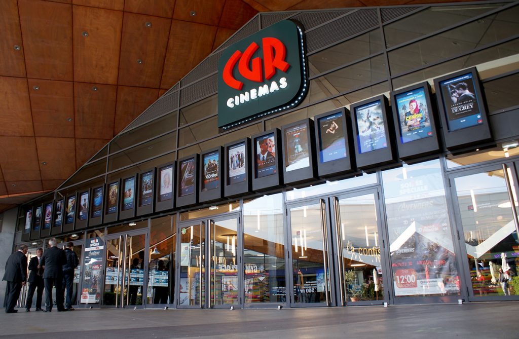 Digital Signage at CGR in France