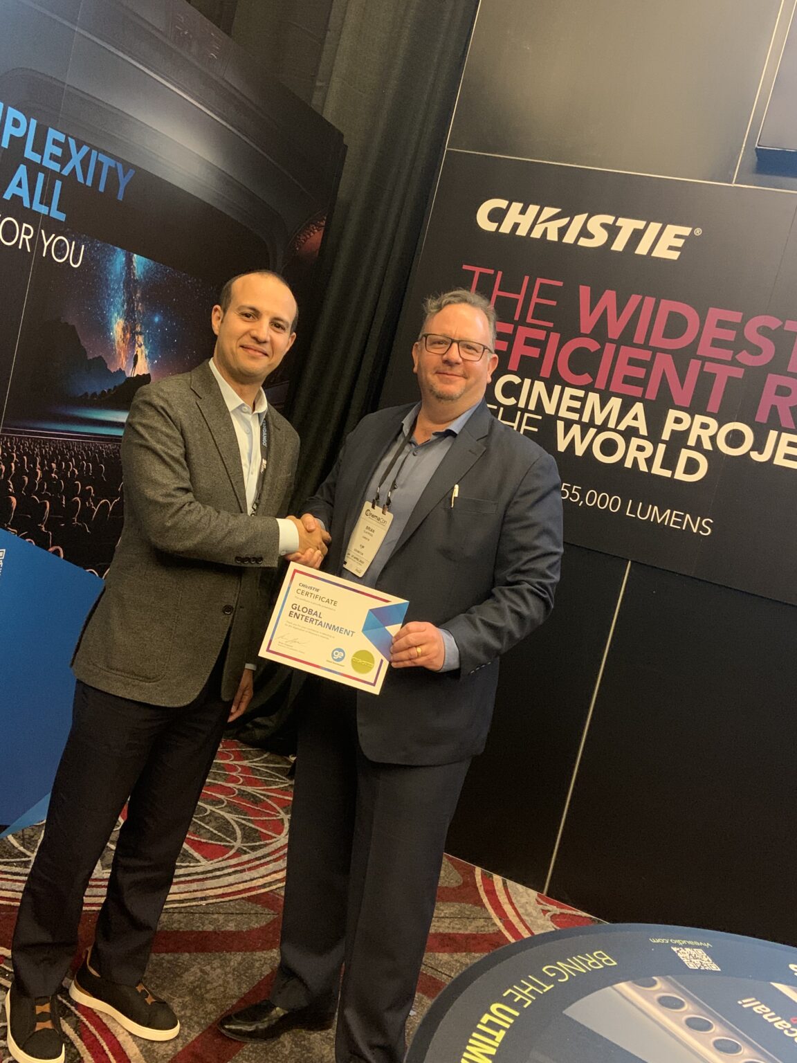 Christie projectors will be installed at several hundred screens across Morocco, carried out by partner Global Entertainment.