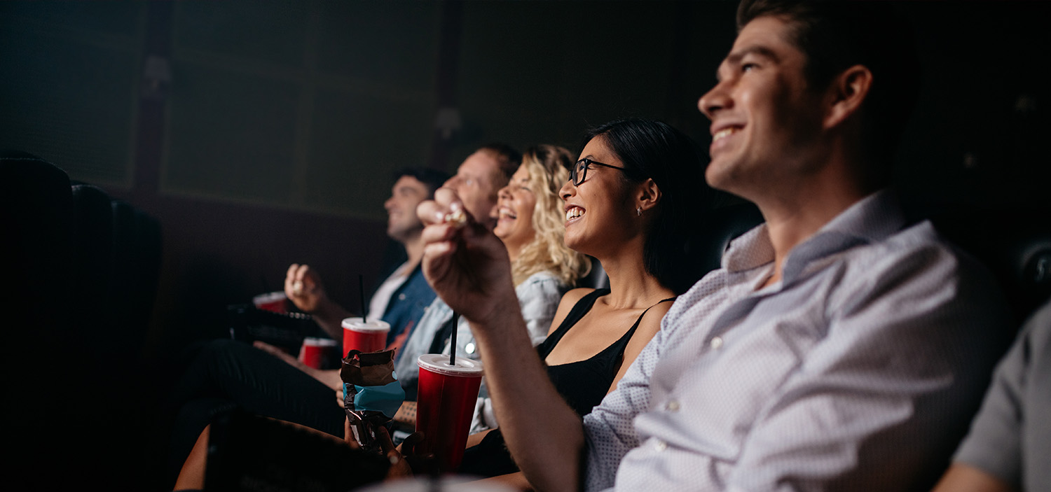 Audience in Movie Theatre
