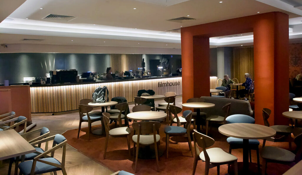 The 100 seat bar-cafe at Filmhouse in Edinburgh, Scotland, was sold out for nearly a week after reopening in June 2025