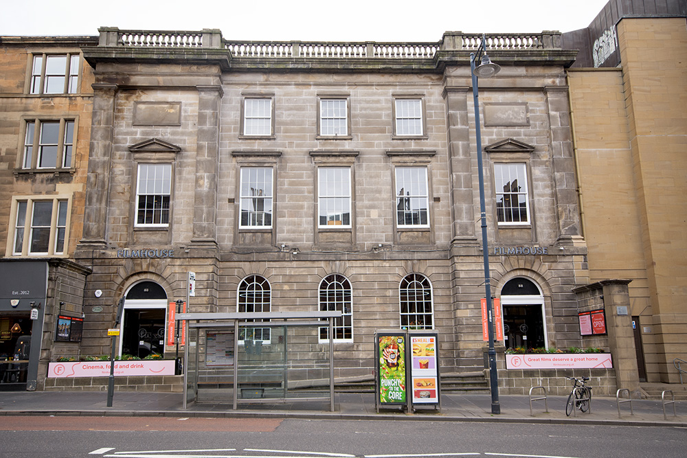 The Filmhouse in Edinburgh, Scotland sits proudly at 88 Lothian Road. The arthouse cinema was refurbished and reopened in June 2025 after being closed since 2022