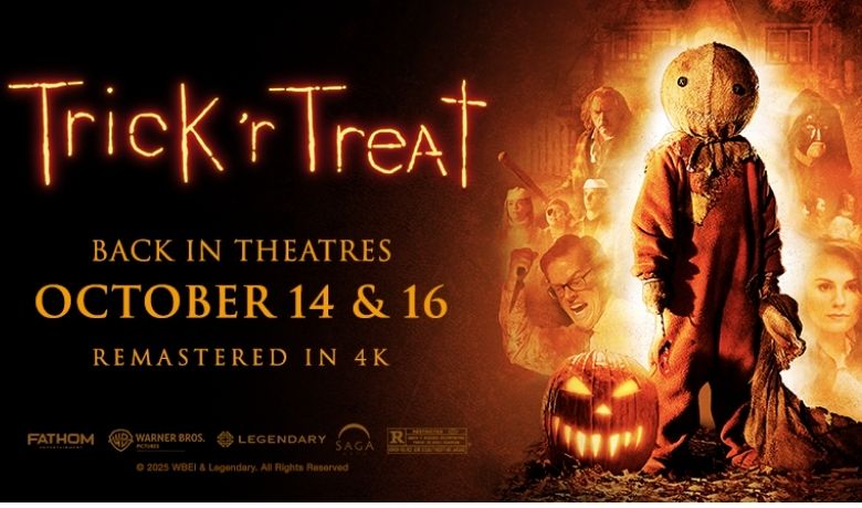 “Trick ’r Treat” returns in 4K for a nationwide re-release, a Halloween horror classic from Legendary, Warner Bros., and Saga Arts