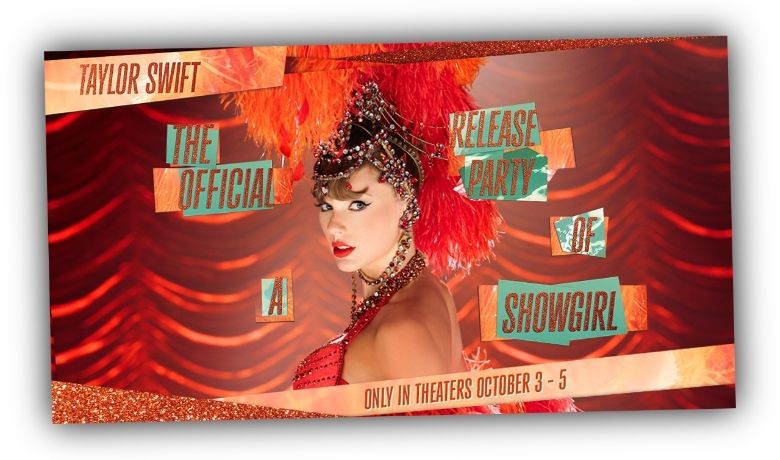 "Taylor Swift | The Official Release Party of a Showgirl," a one-weekend-only cinematic event, tops the box office worldwide