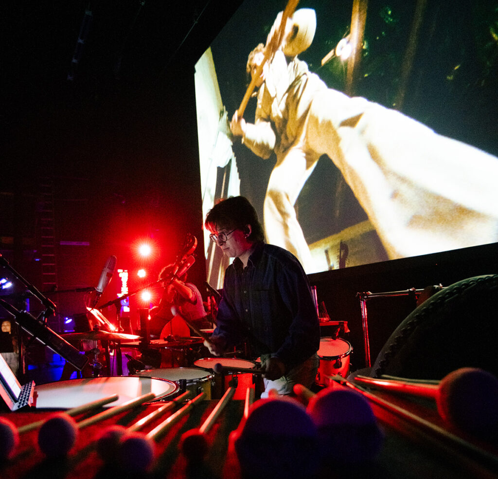 Musicians from New York’s Broadway circuit, whose timing and stage instincts make them ideal for such a hybrid performance, perform the score during "The Evil Dead in Concert"