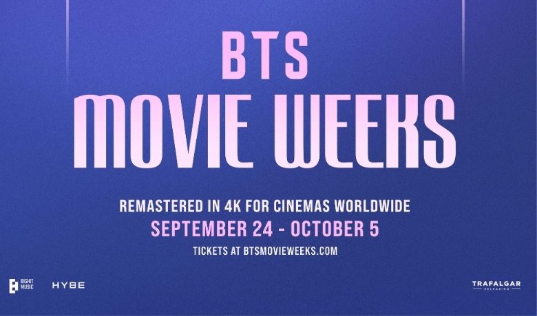 “BTS Movie Weeks” from Hybe and Trafalgar Releasing surpasses $10M globally, celebrating BTS’s evolution through 4 remastered concert films