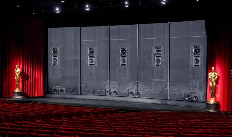 Meyer Sound featured at the Samuel Goldwyn Theater in Beverly Hills, the Academy of Motion Picture Arts and Sciences’ premier screening venue