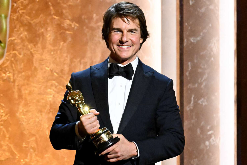 Actor and producer Tom Cruise receiving an Honorary Oscar at the Governors Awards ceremony on November 16, 2025 at the Ray Dolby Ballroom in Hollywood, California