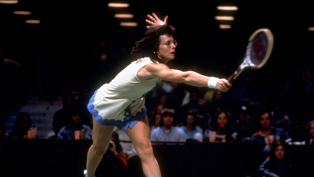 Billie Jean King appears in "Give Me the Ball!" by Liz Garbus and Elizabeth Wolff, an official selection of the 2026 Sundance Film Festival.