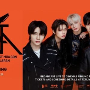 Trafalgar Releasing, BIGHIT MUSIC, and HYBE presented the exclusive global theatrical broadcast of "2026 TXT Moa Con in Japan: Live Viewing"