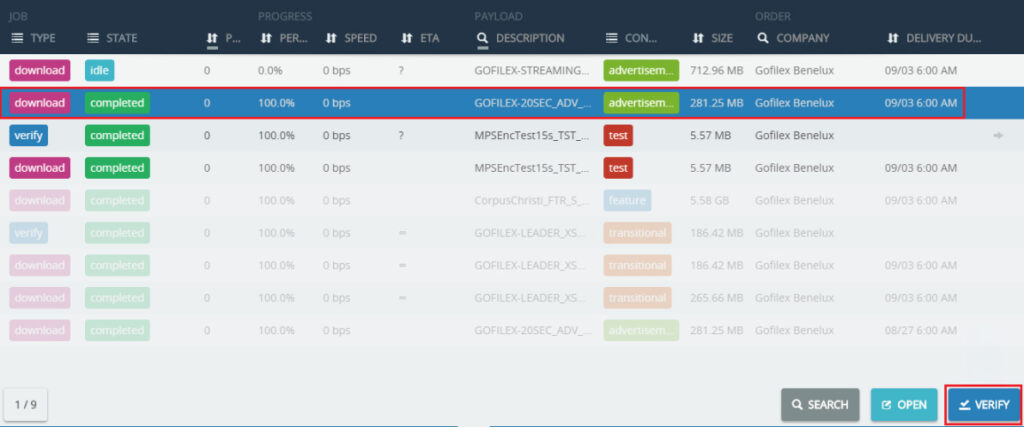 Gofilex - System Screenshot