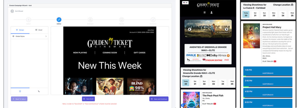 MobileMoviegoing - Website Platform 3.0 and TeleTimes