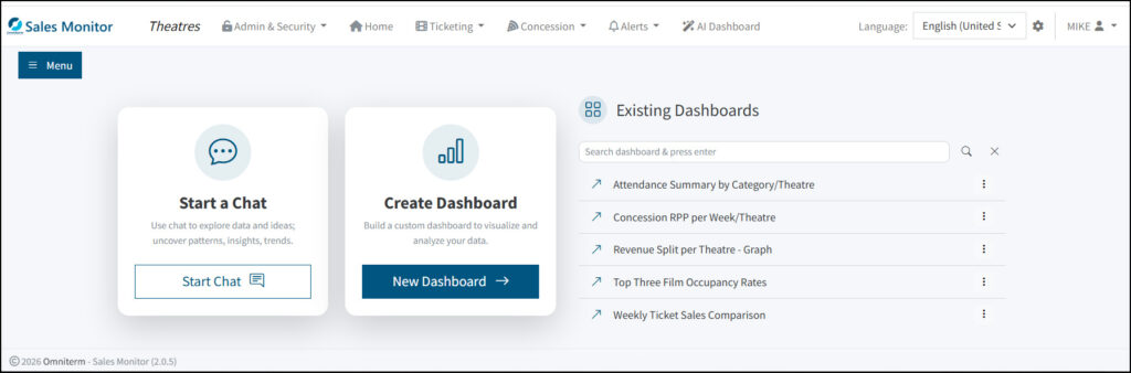 Omniterm - AI Dashboard
