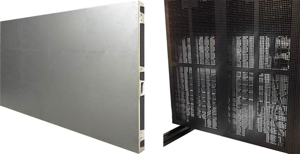 Timewaying HeyLED - Front Maintenance and Acoustically Transparent LED Screens