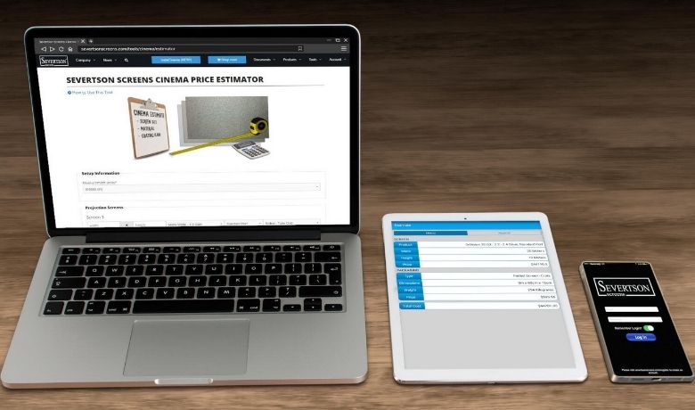 Severtson Screens announced it will showcase its cinema screen “Price Estimator” for its dealer base during CinemaCon 2026