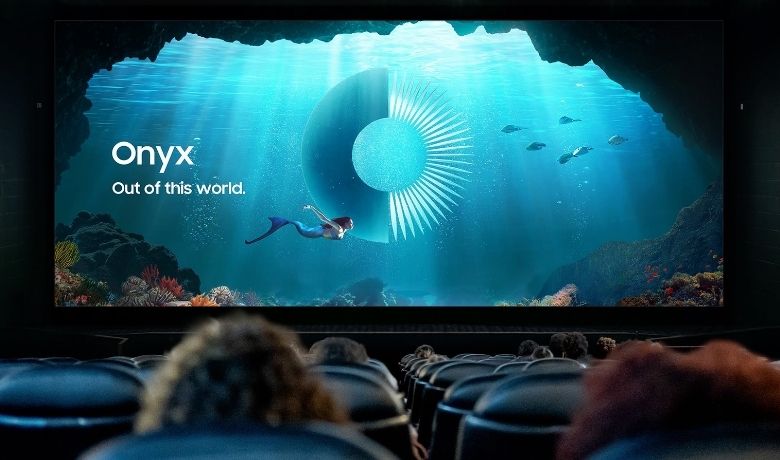 Samsung Electronics Co., Ltd. announced a new 14-meter (46 feet) standard size for its Onyx cinema LED lineup at CinemaCon 2026
