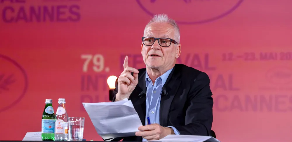 Thierry Frémaux, Artistic Director of the Cannes Film Festival, announcing the lineup for the 79th edition to be held May 12–23, 2026