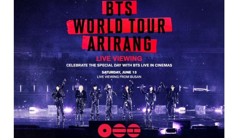 Trafalgar Releasing, Hybe, and BigHit Music present “BTS World Tour ‘Arirang’ in Busan: Live Viewing,” to cinemas worldwide on June 13