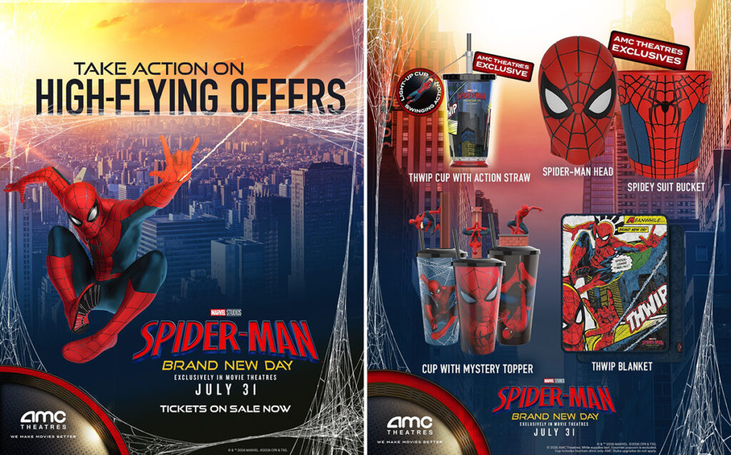 AMC Theatres - Spider-Man Brand New Day Collectibles