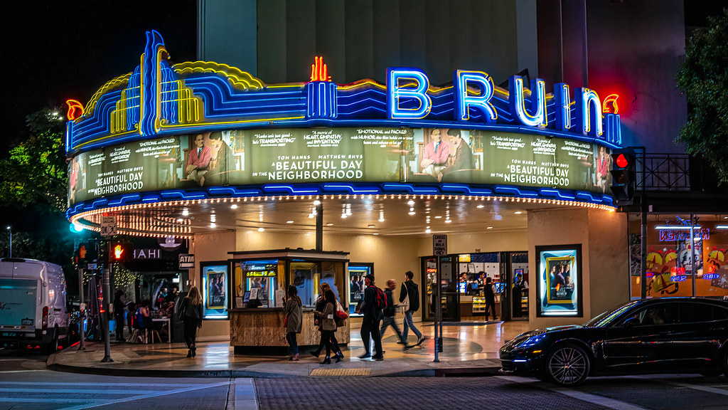 The Bruin Theater in the Westwood Village neighborhood of Los Angeles