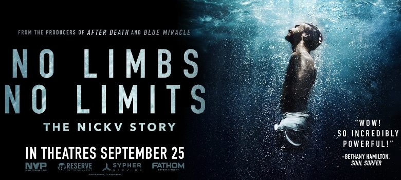Fathom Entertainment brings "No Limbs, No Limits: The NickV Story" to theatres nationwide beginning September 25, 2026
