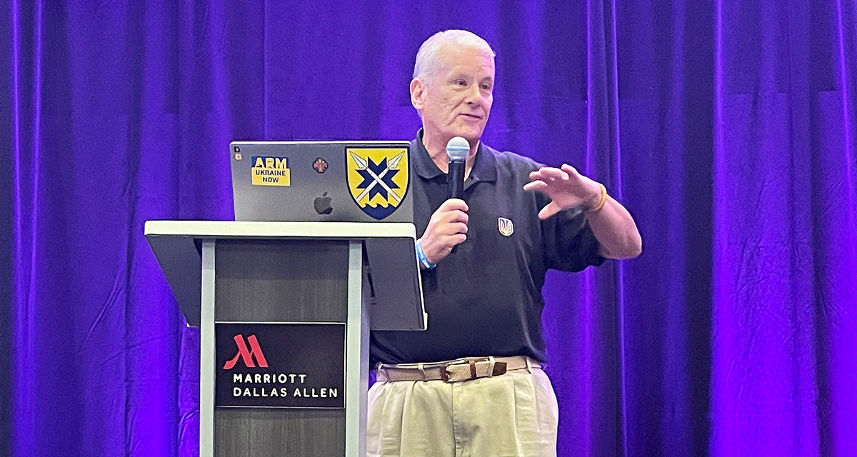 Allan Reagan, Founder & Executive Chair of Flix Brewhouse, receiving the Frank Liberto Award at CinéShow 2026 in Dallas, Texas on August 25, 2026.