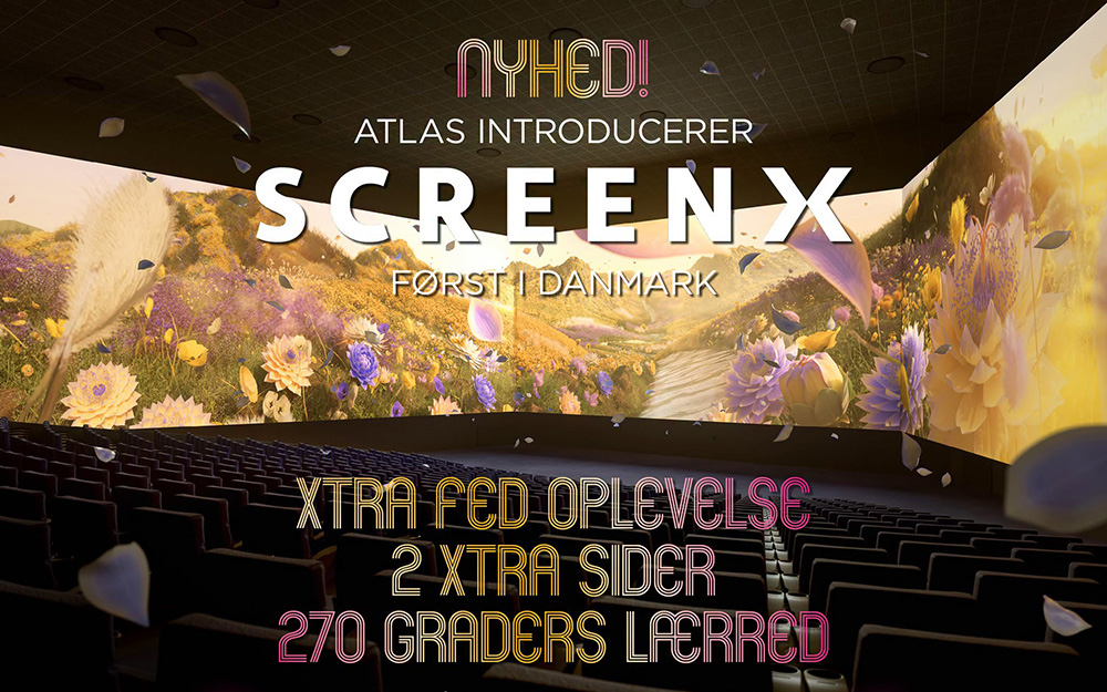 ScreenX at ATLAS Biograferne in Denmark