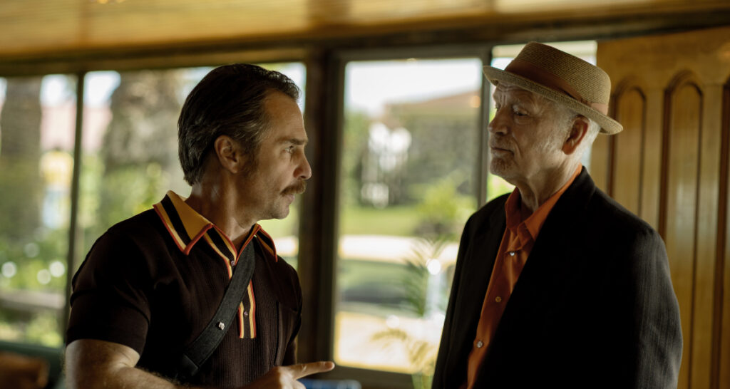 Sam Rockwell and Volpi Cup winner John Malkovich star in Martin McDonagh's "Wild Horse Nine"