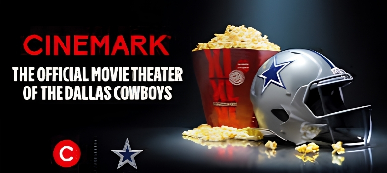 Cinemark announces a first-of-its-kind partnership with the Dallas Cowboys, bringing together two iconic Dallas-area brands.