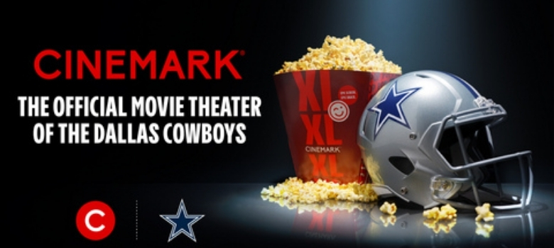 Cinemark announces a first-of-its-kind partnership with the Dallas Cowboys, bringing the two iconic brands together