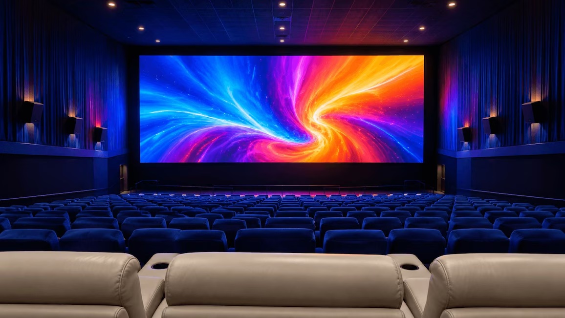 Samsung's Onyx LED screen at the Lurdy Cinema in Budapest, Hungary