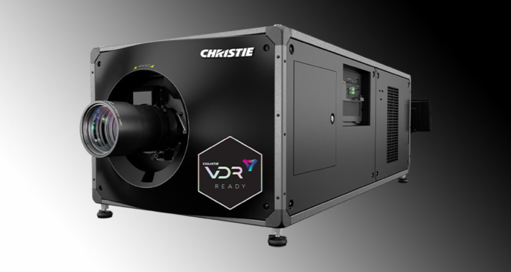 Christie's CP4455-RGB, a single projection system. This laser projector is capable of projecting images in 2D and 3D, at up to 120 frames per second (photo: Christie)